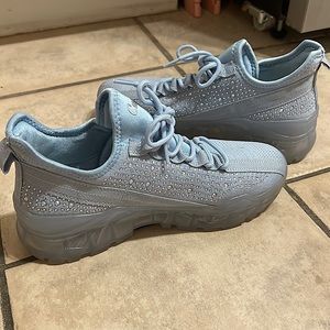 Blue Crystal Sneakers - eu40 - us 8.5-9.5